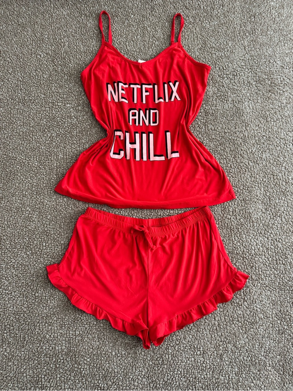 Not A Morning Person Netflix And Chill PJ Set